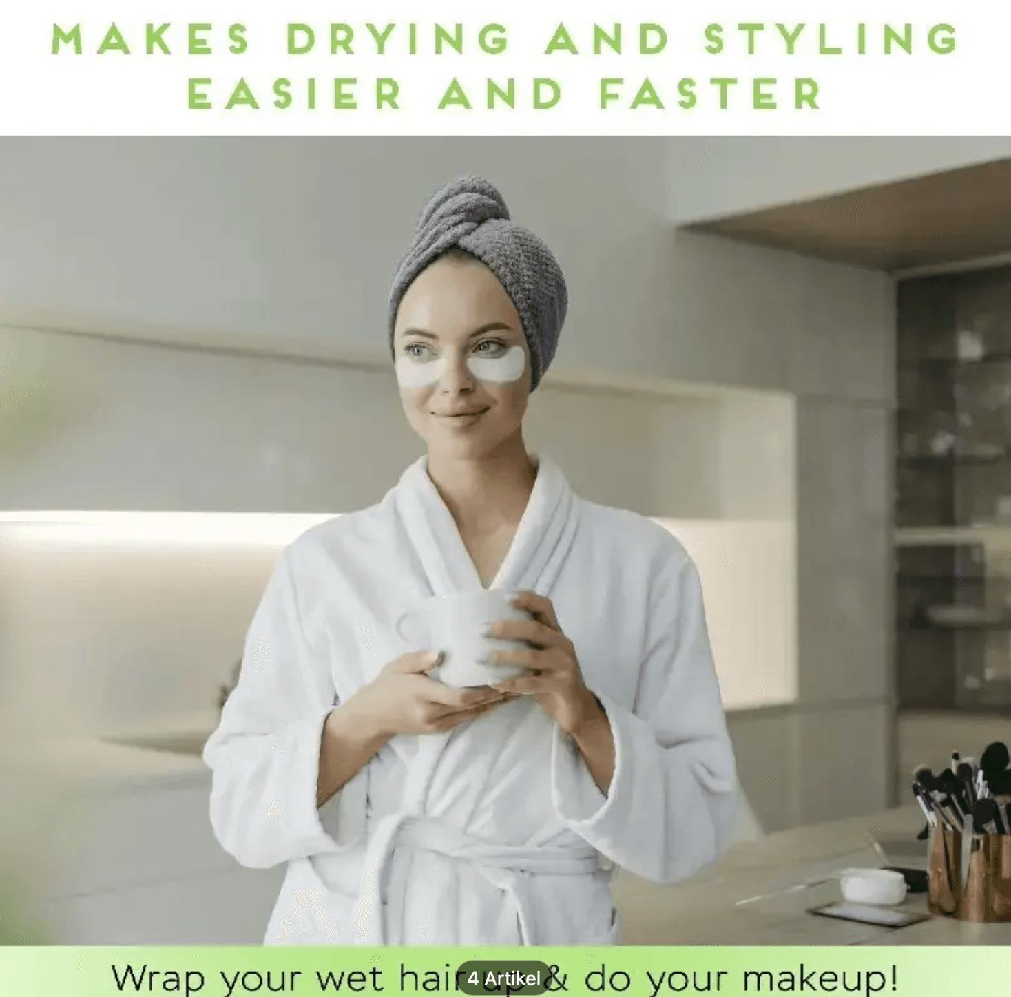 Microfaser Haarturban (Quick-Dry) 3