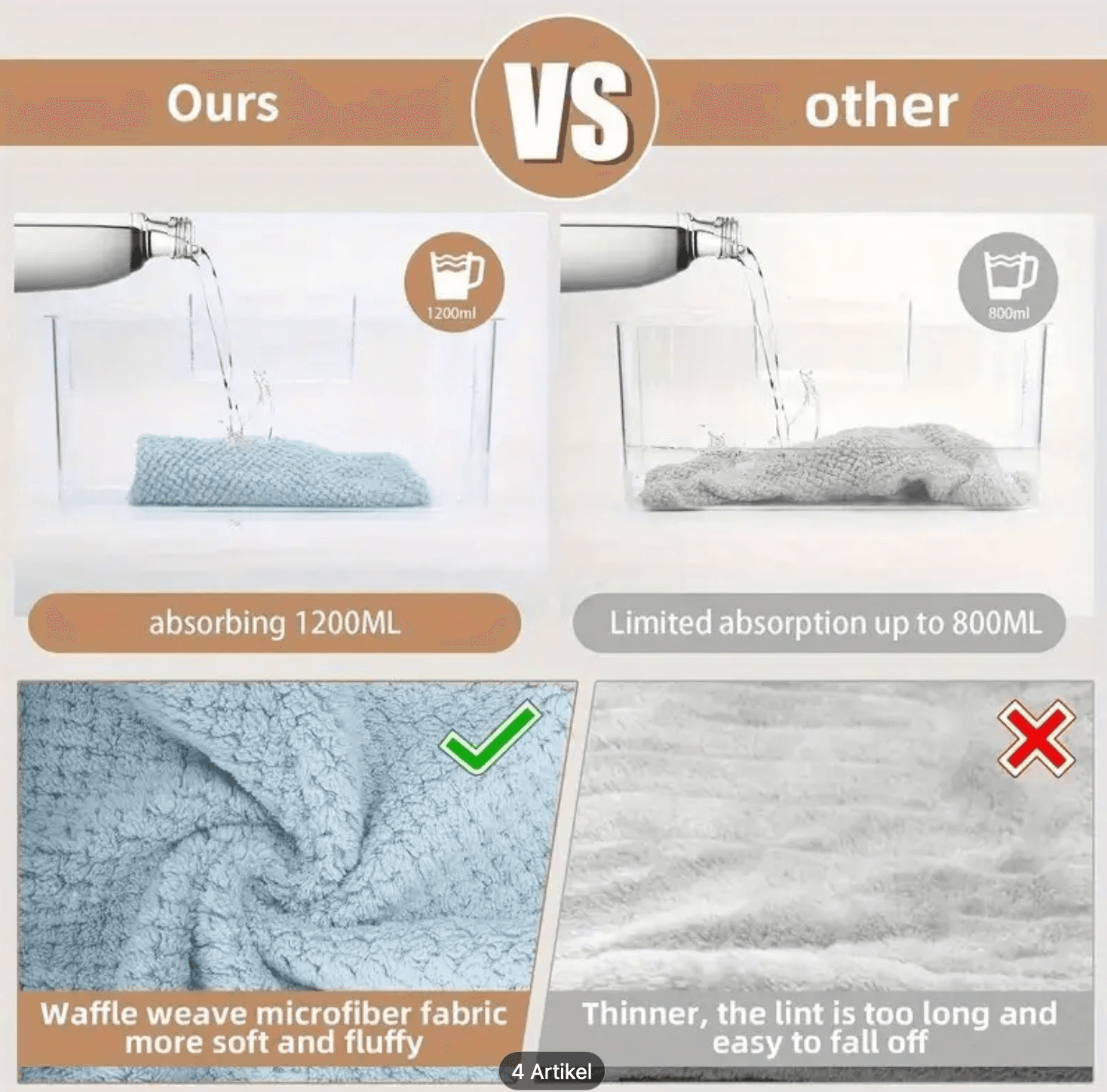 Microfaser Haarturban (Quick-Dry) 5