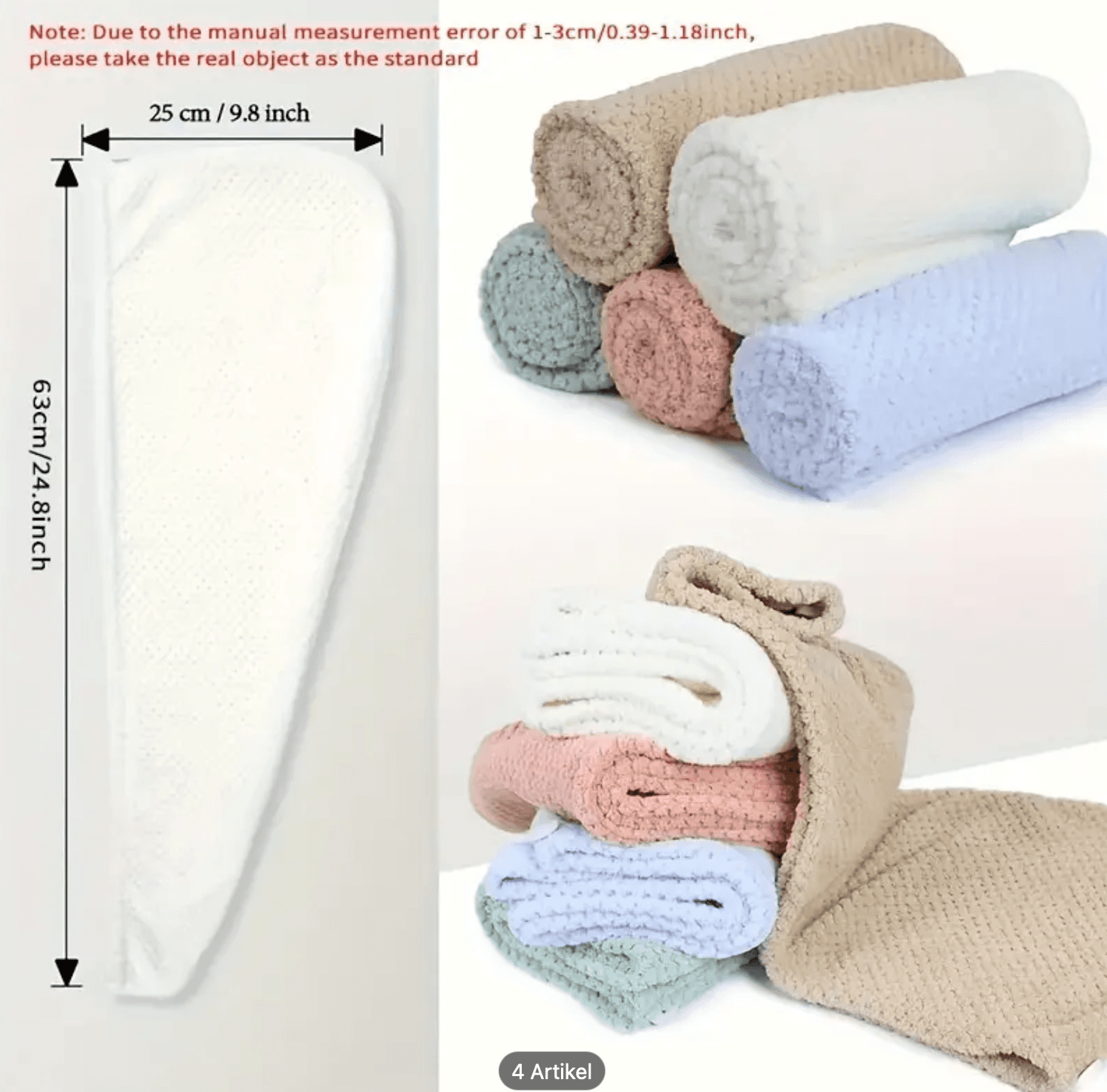 Microfaser Haarturban (Quick-Dry) 8