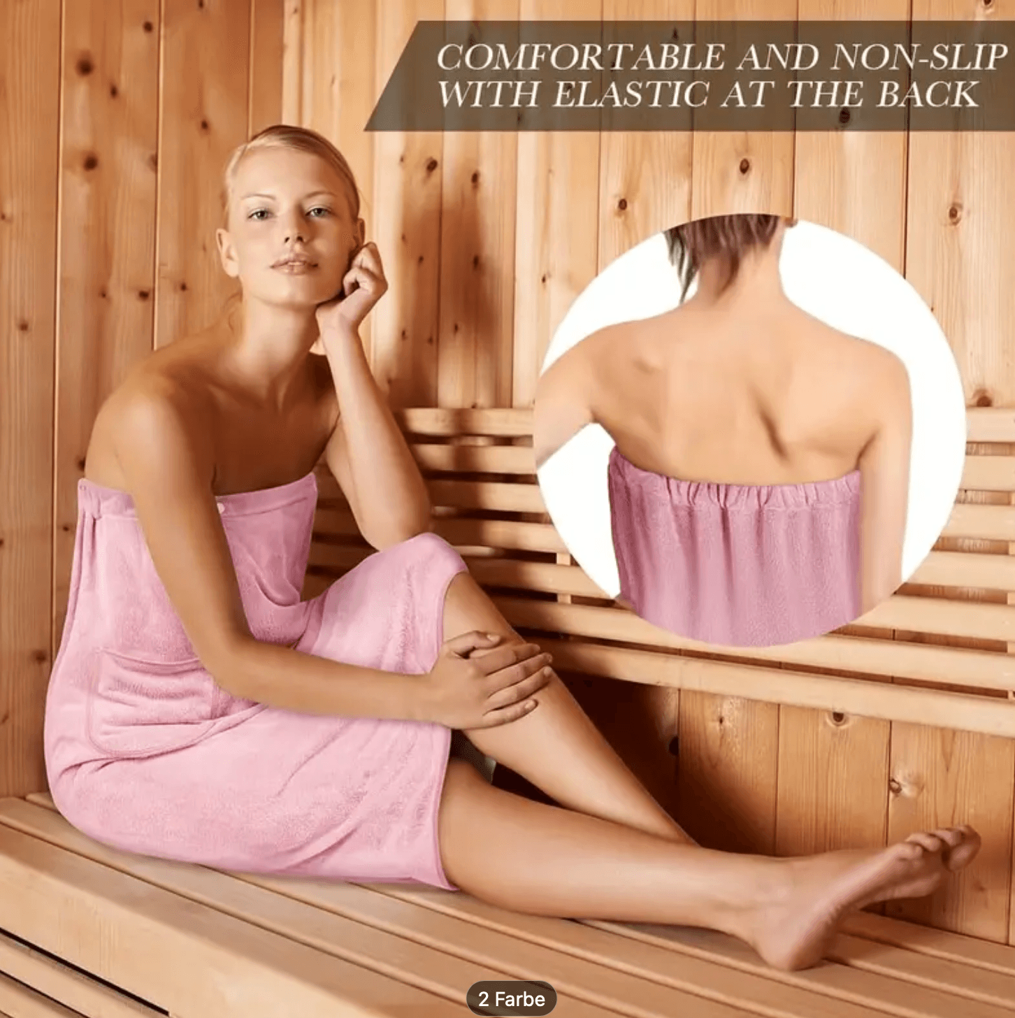 Sauna Wickelhandtuch (Unisex) 3