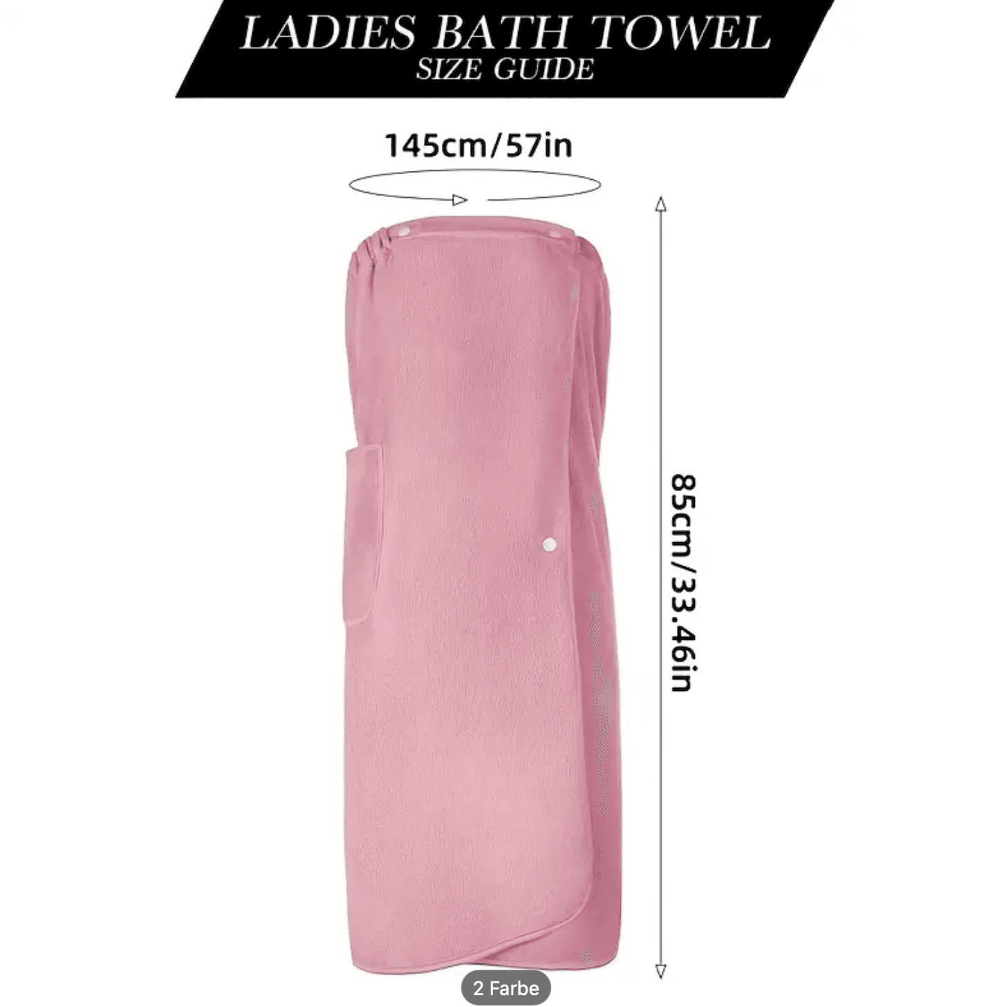 Sauna Wickelhandtuch (Unisex) 5