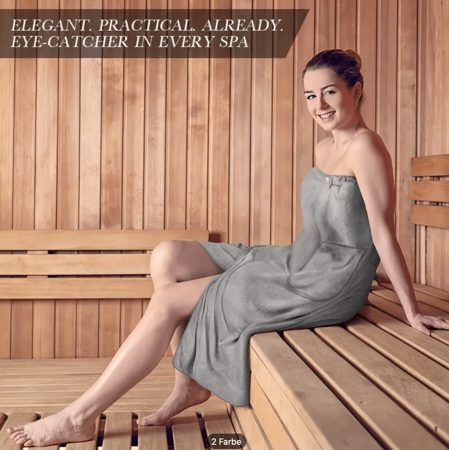 Sauna Wickelhandtuch (Unisex) 6